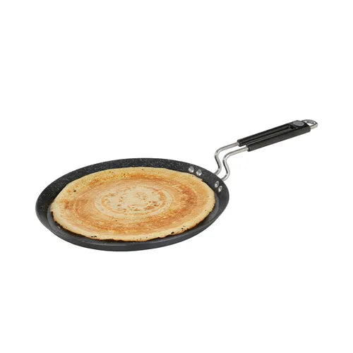 Prestige Durastone Hard Anodised 6 Layer Non-Stick Omni Tawa, (Black)