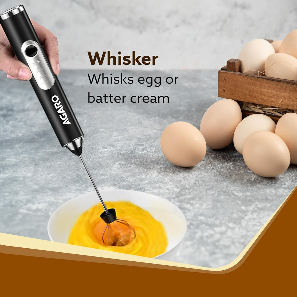 COFFE FROTHER AND WISKER RECHARGEABLE
