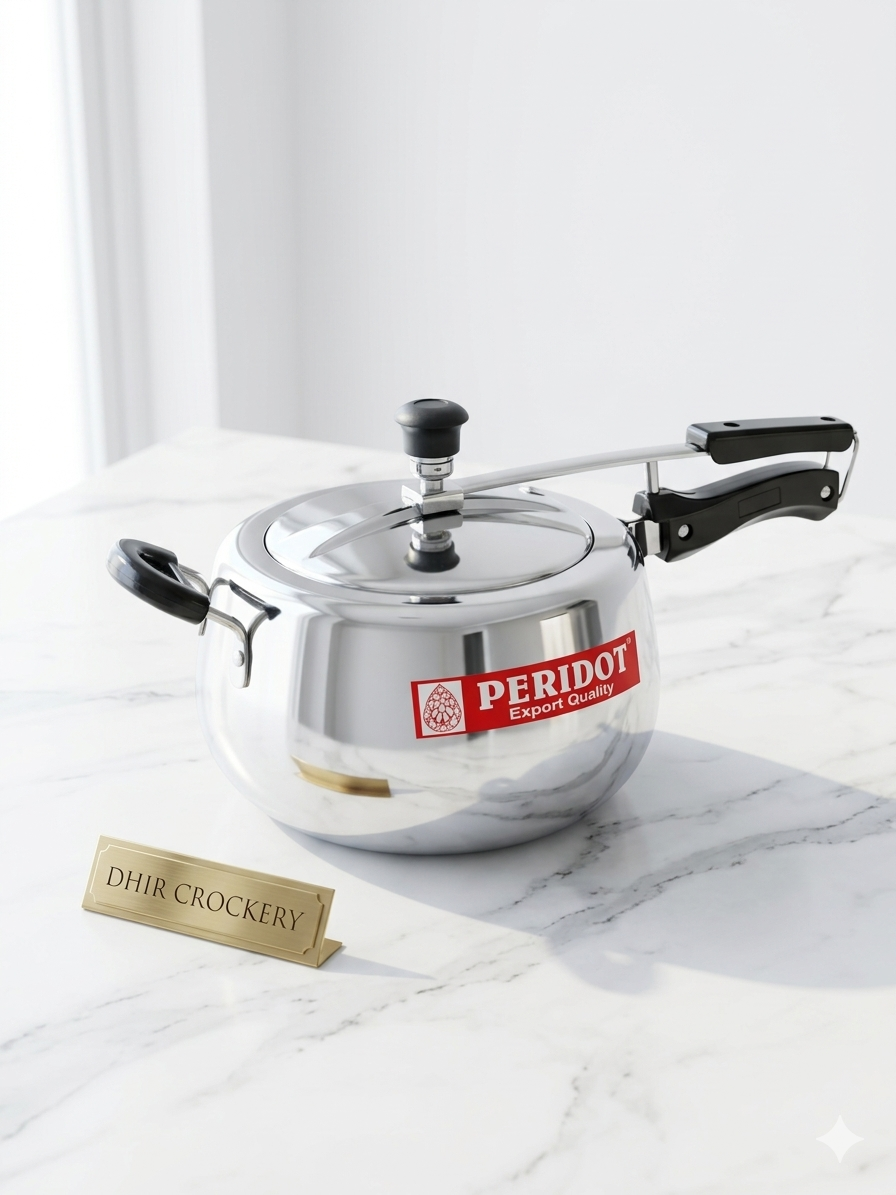 PERIDOT PURE ALUMINIUM OVAL PRESSURE COOKER