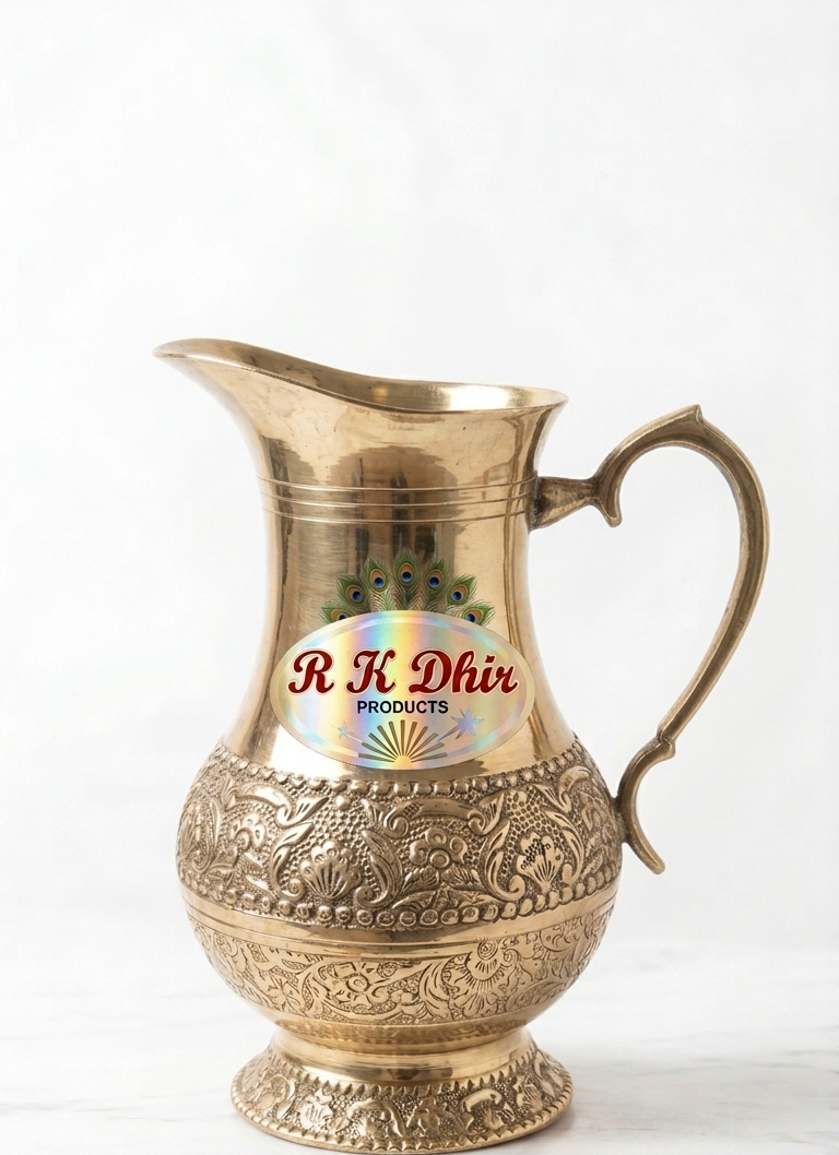 PURE BRASS(PITTAL) HEAVY WEIGHT JUG
