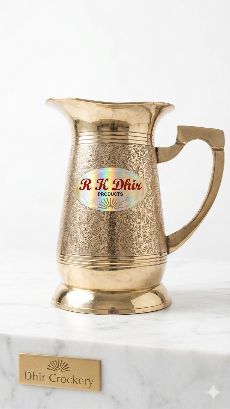 100% PURE BRASS (PITTAL) JUG