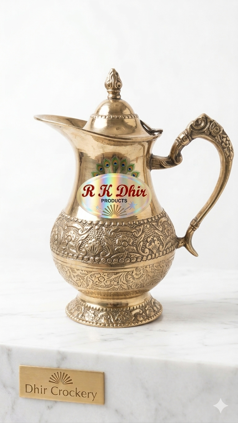 PURE BRASS(PITTAL) HEAVY WEIGHT JUG