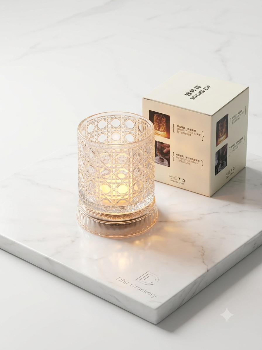 Revolving Whiskey Glass