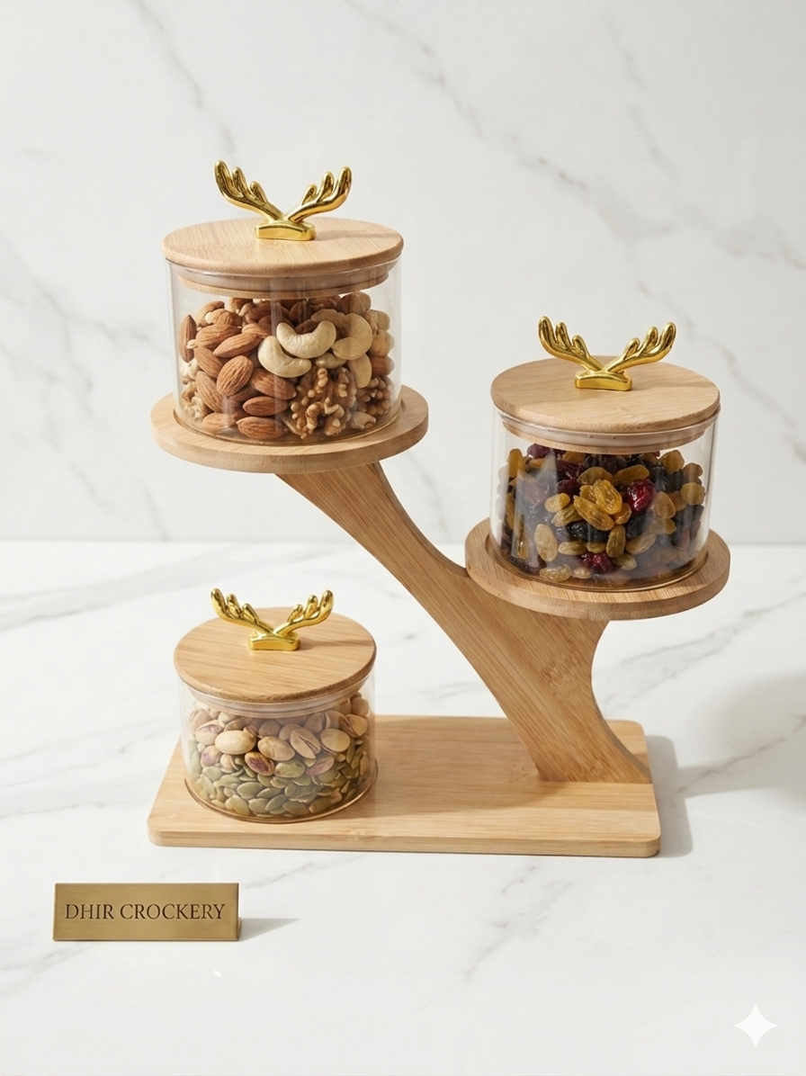 TREE STYLE DRY FRUIT TREY 3 BOXES