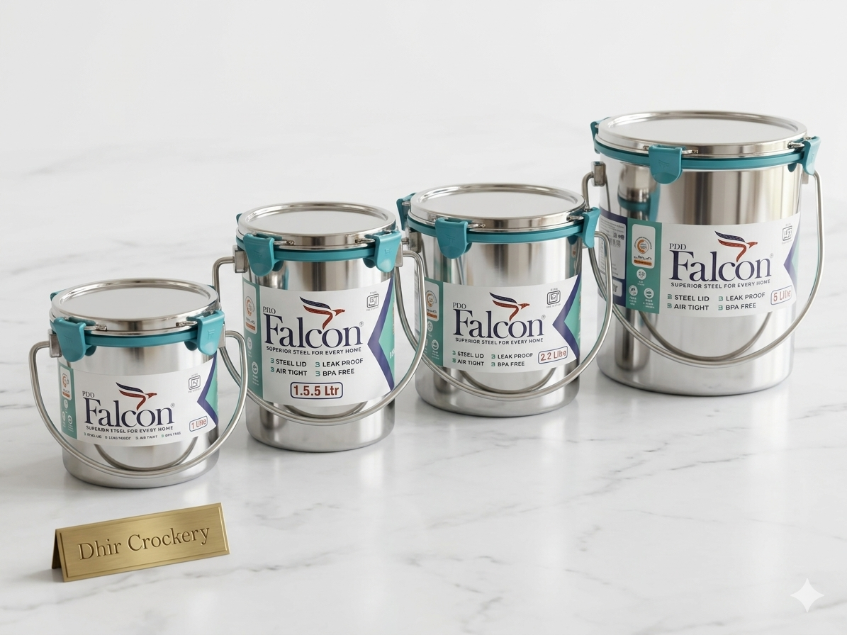 100% LEAKPROOF STAINLESS STELL MILK CONTAINER