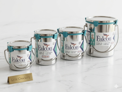 100% LEAKPROOF STAINLESS STELL MILK CONTAINER
